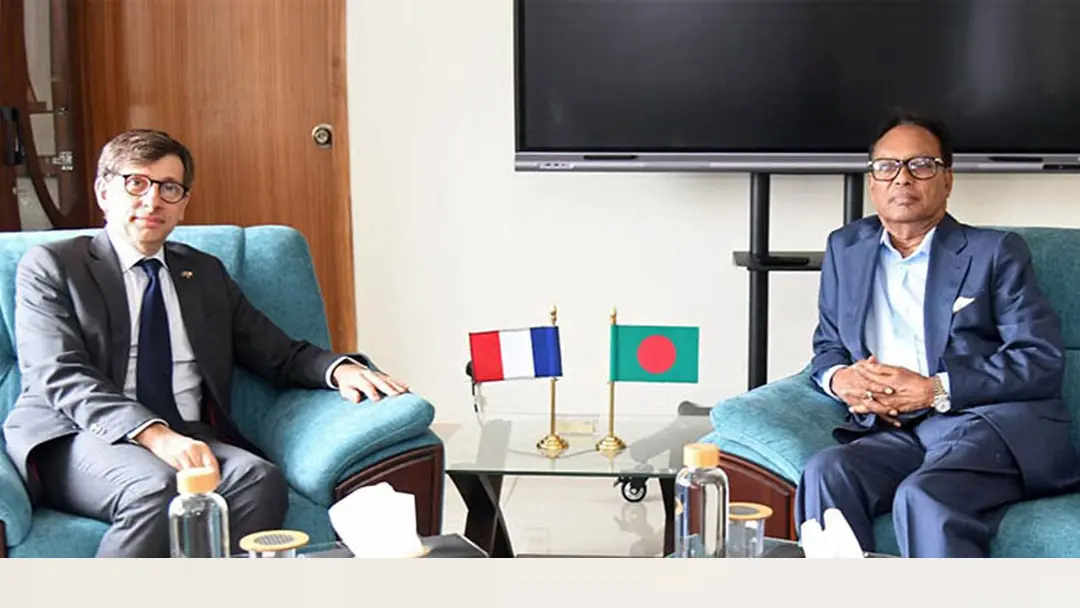 ফকির মাহবুব আনামের সঙ্গে ফ্রান্সের রাষ্ট্রদূতের বৈঠক